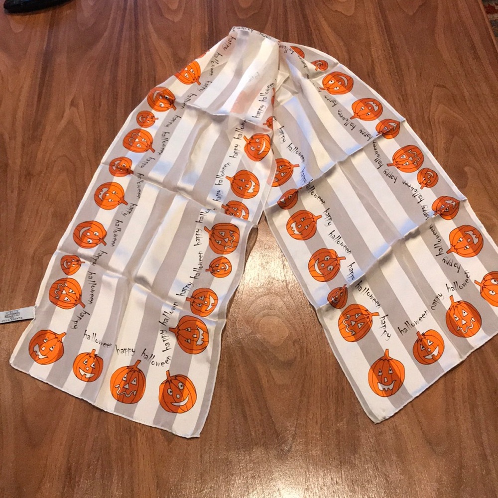 NWOT silk Halloween scarf